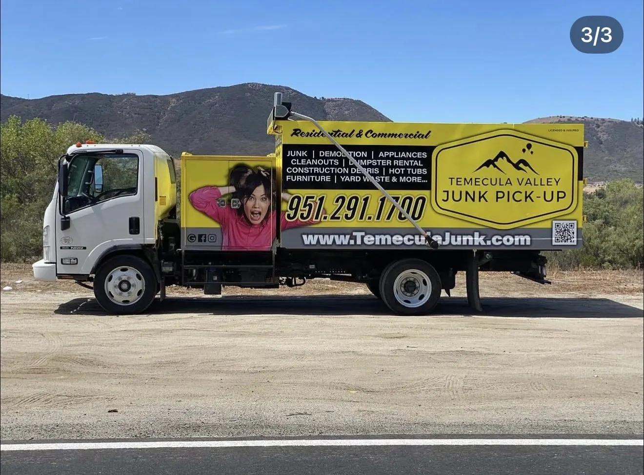 Temecula Valley Junk Pick-Up box truck